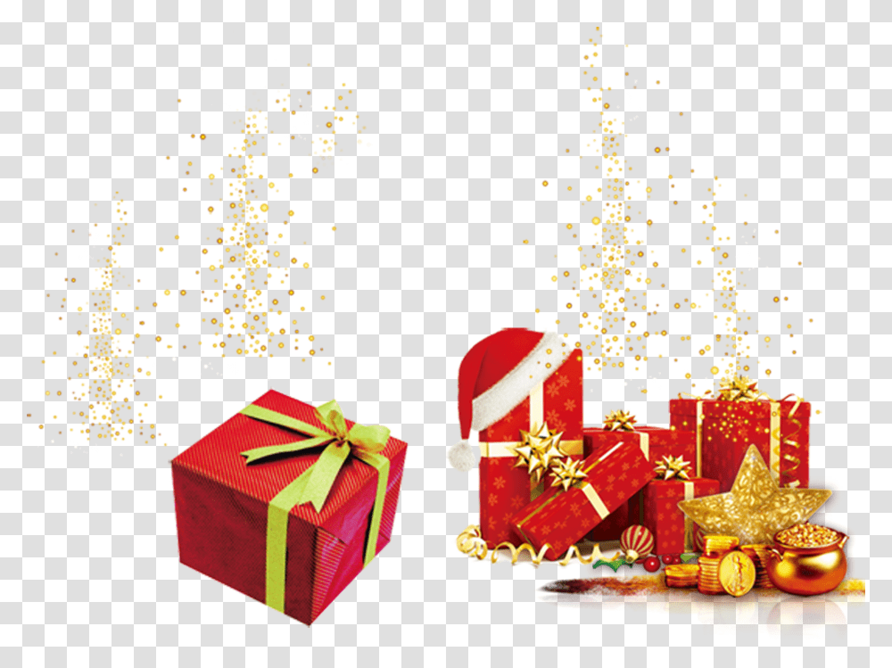 Clip Art Christmas Light Gift Boxes Christmas Gift Red Transparent Png