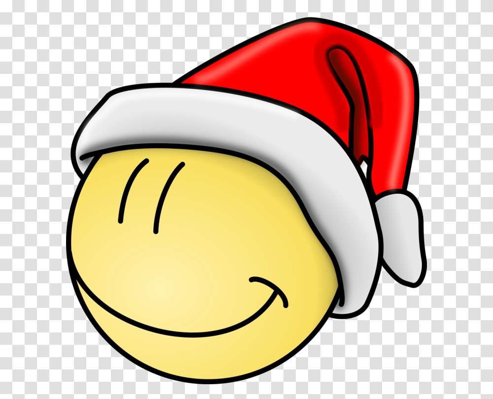 Clip Art Christmas Smiley Emoticon Computer Icons Laughter Free, Plant, Food, Helmet Transparent Png