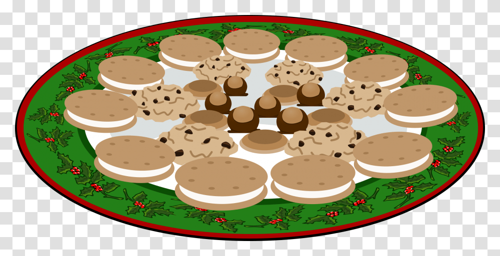 Clip Art Christmas Techflourish Collections Yummies Christmas Cookie Tray Clip Art, Food, Bread, Rug, Meal Transparent Png