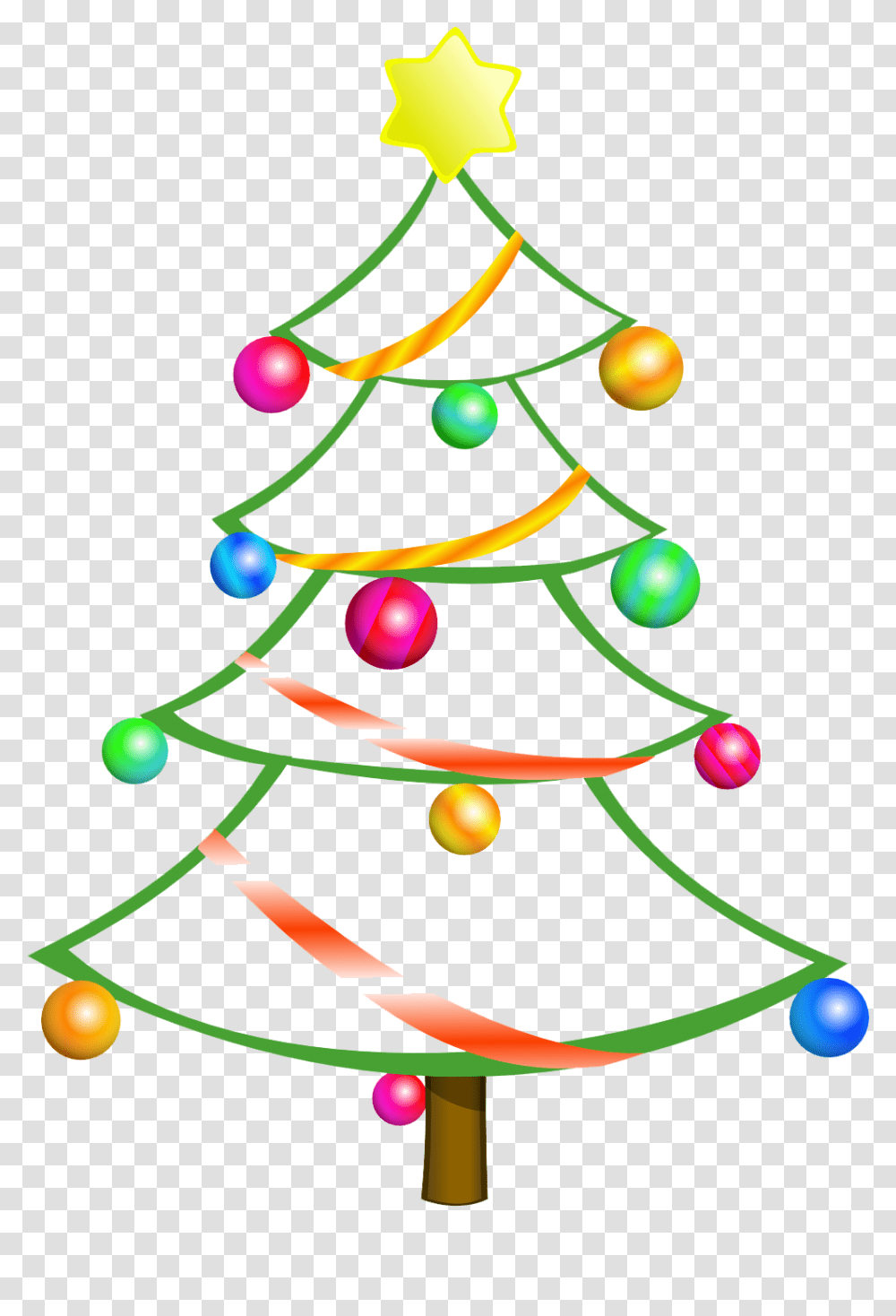 Clip Art Christmas Tree With Presents Clipart Transparent Png