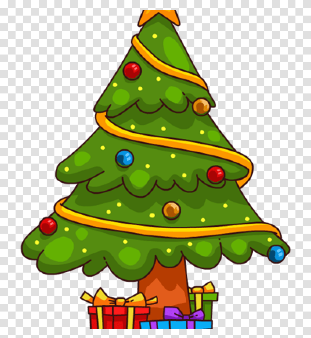 Clip Art Christmas Tree You Can Use This Cute Cartoon Christmas Tree Cartoon Drawing, Plant, Ornament, Birthday Cake, Dessert Transparent Png