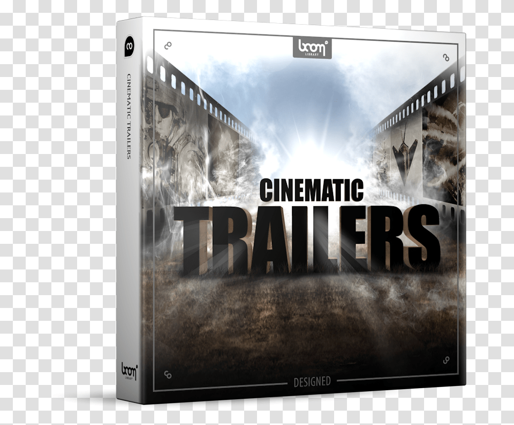 Clip Art Cinematic Effects Boom Library Cinematic Trailers Designed, Poster, Advertisement, Electronics, Computer Transparent Png