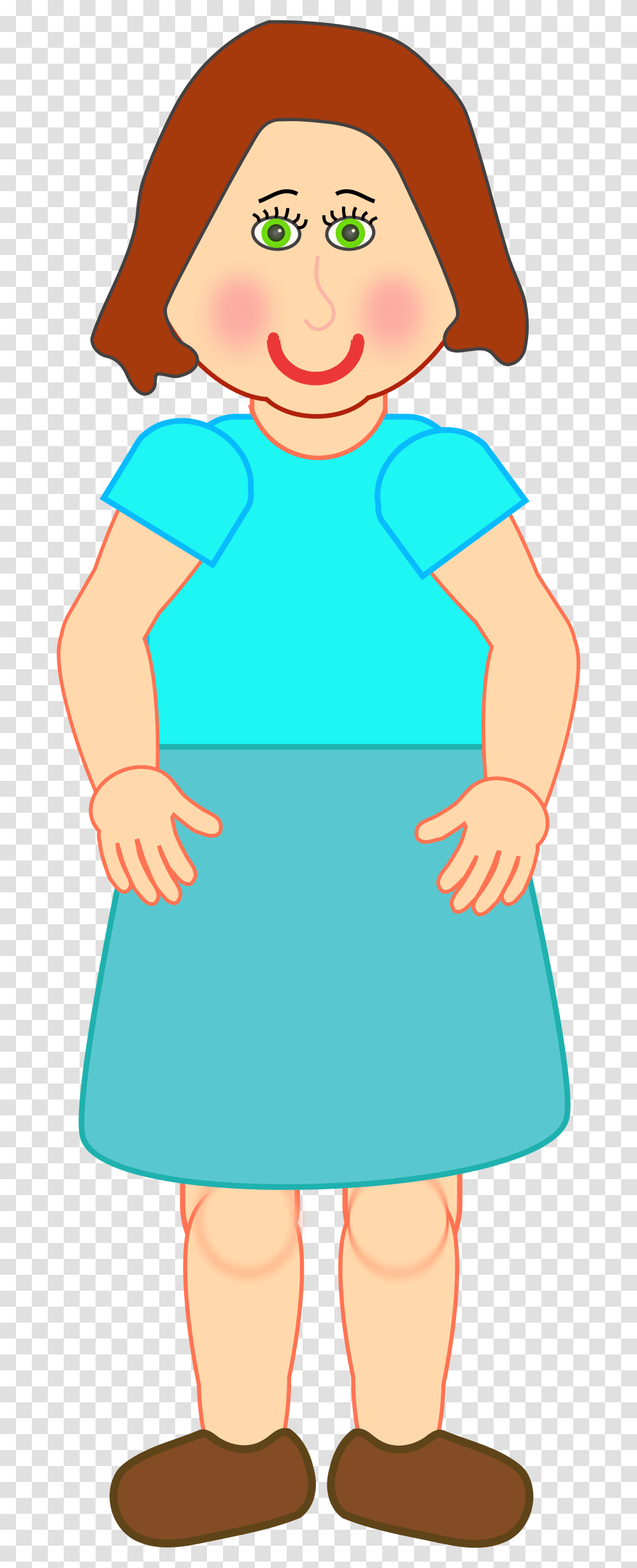 Clip Art Clip Art Of A Girl, Person, Female, Arm Transparent Png