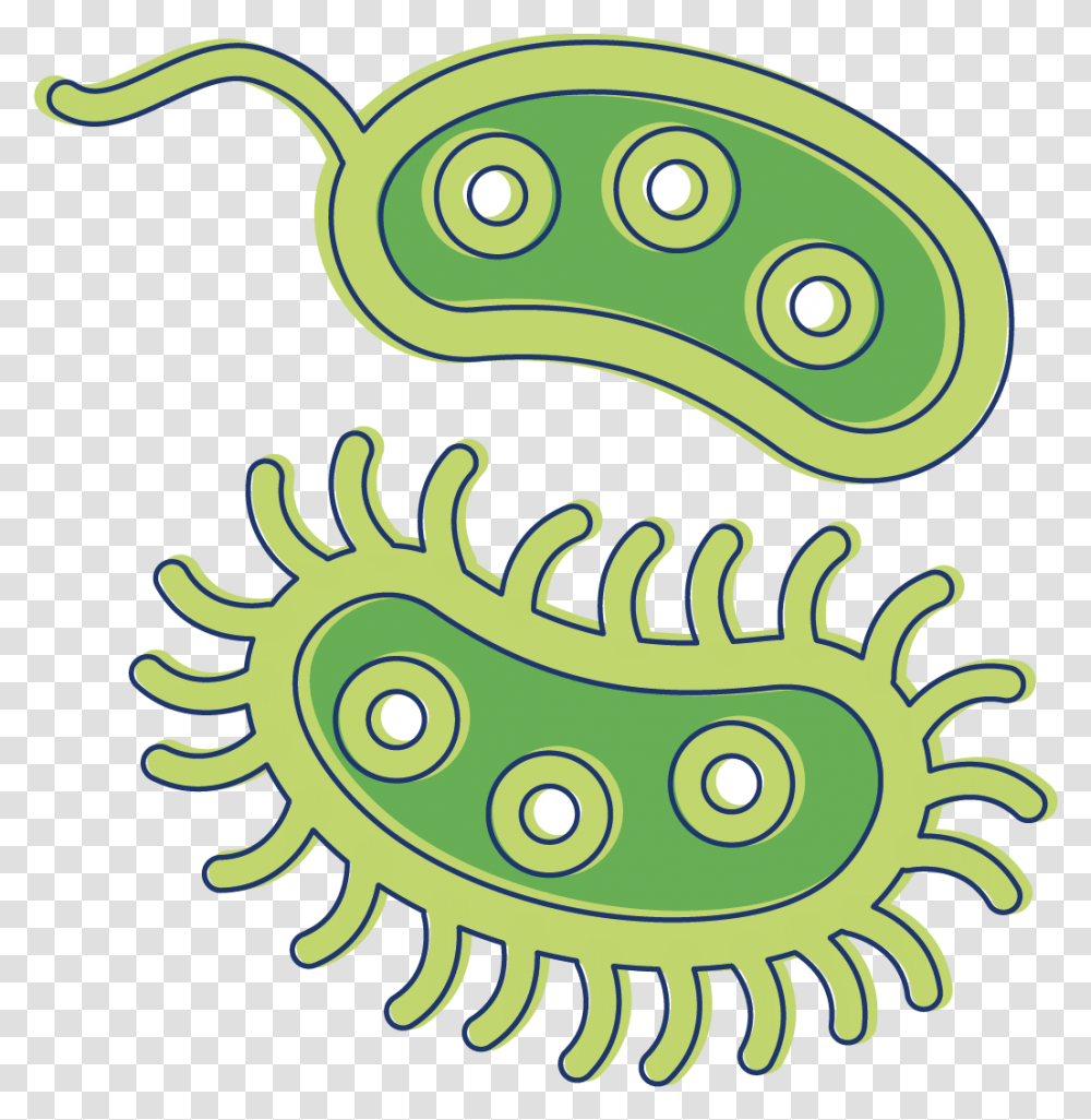 Clip Art Clipart Bacteria Background Bacteria Clipart, Animal, Sea Life, Invertebrate, Fish Transparent Png