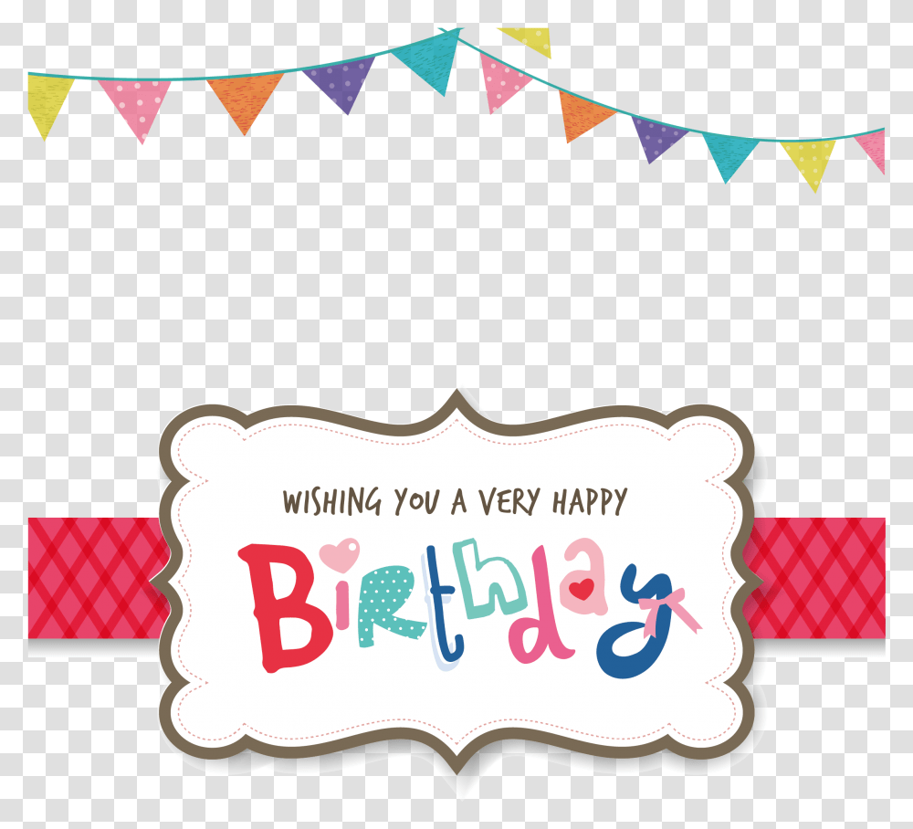 Clip Art Clipart Of Birthday Birthday, Label, Leisure Activities, Sweets Transparent Png