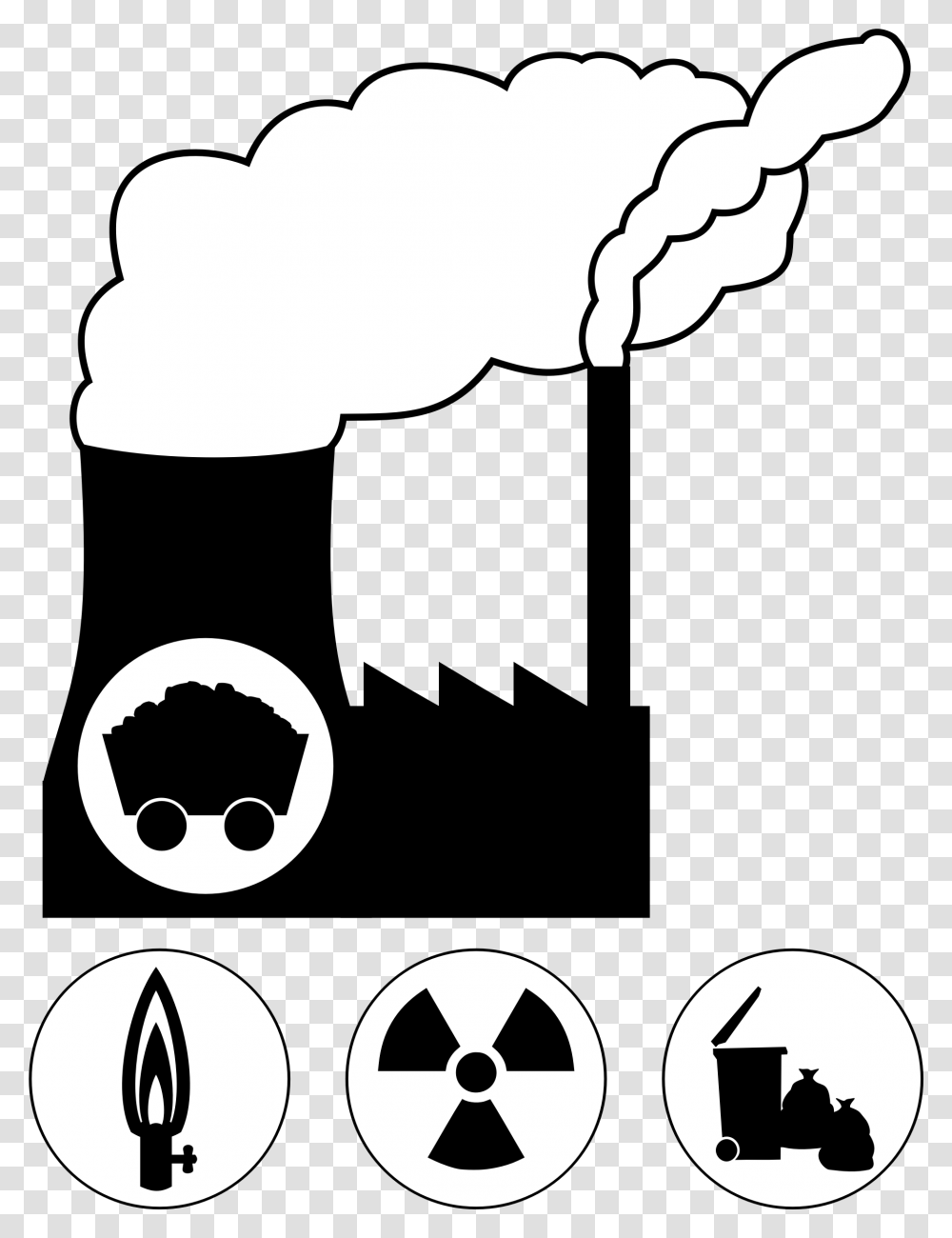 Clip Art Coal Power Plant Clipart, Stencil, Pillow Transparent Png