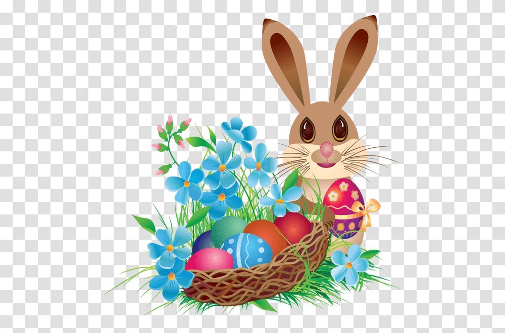 Clip Art Coelho Da Pascoa Com Ovo Happy Easter In Advance, Egg, Food, Animal Transparent Png