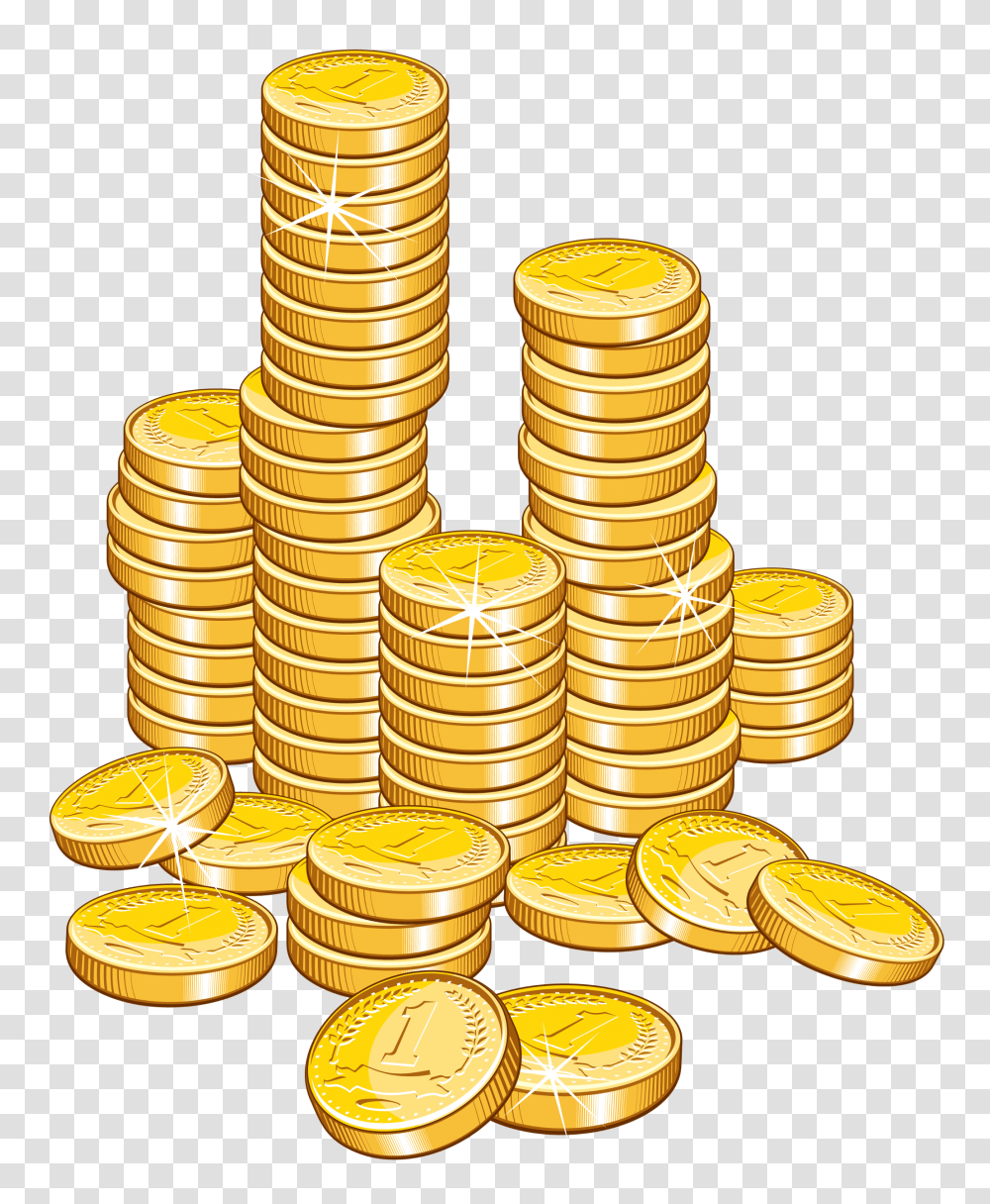 Clip Art Coins, Gold, Money, Treasure Transparent Png