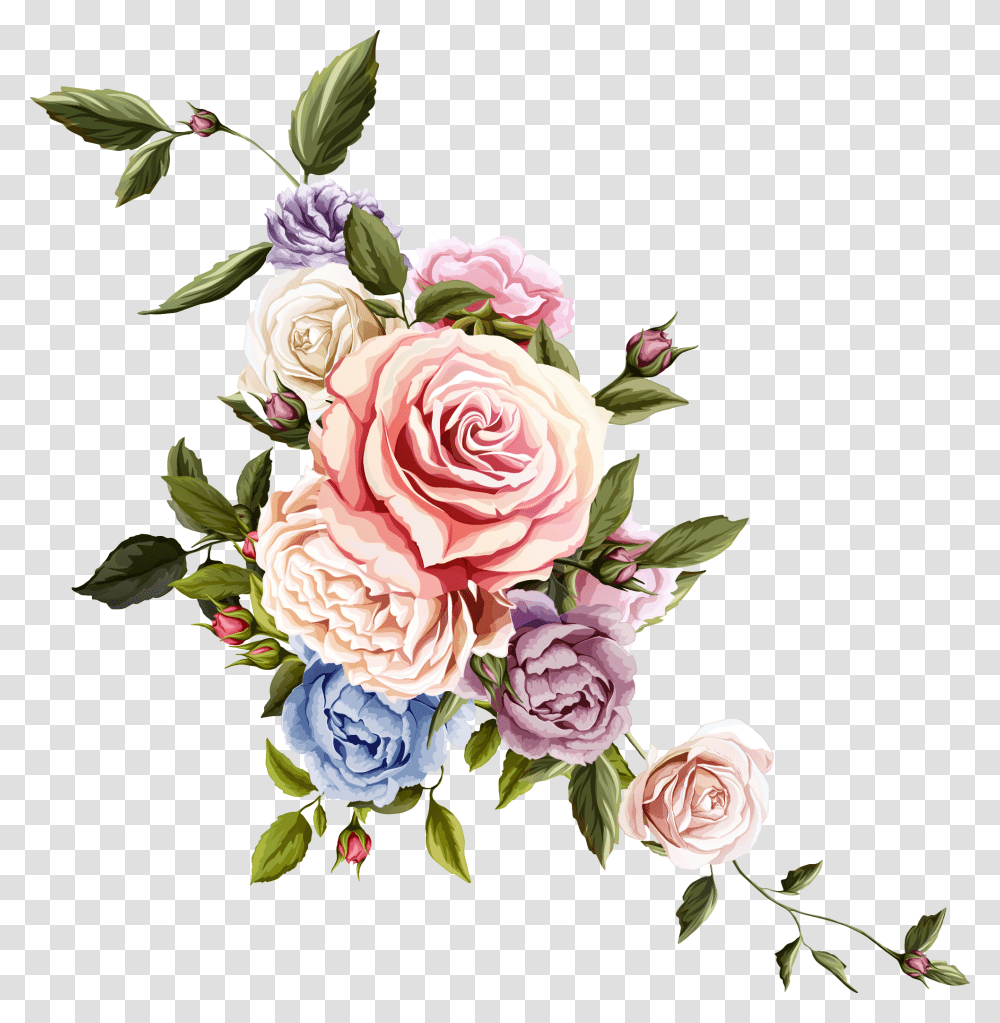 Clip Art Collection Free Bouquet Drawing Beautiful Flower Rose Drawing, Plant, Blossom, Flower Bouquet, Flower Arrangement Transparent Png