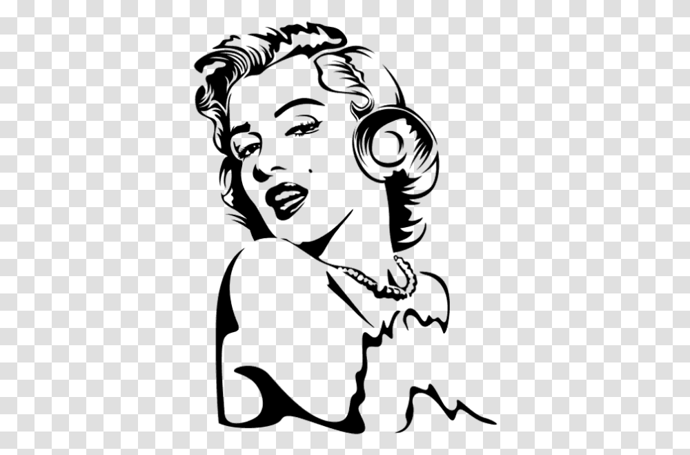 Clip Art Collection Free Line Download Marilyn Monroe Vinyl Wall, Gray, World Of Warcraft Transparent Png