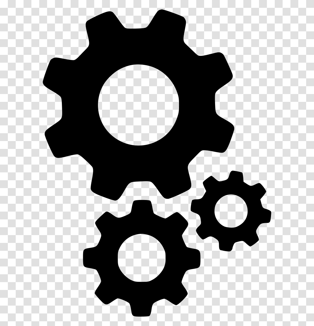 Clip Art Collection Of Free Configuring Cog, Machine, Gear, Cross Transparent Png