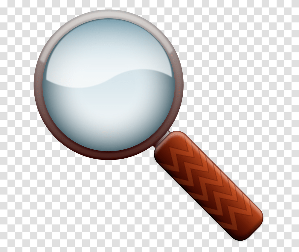Clip Art Collection Of Free Detection Magnifying Glass To Color, Lamp Transparent Png