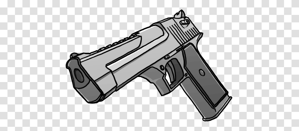 Clip Art Collection Of Free Drawing Pistol Drawing, Weapon, Weaponry, Handgun Transparent Png