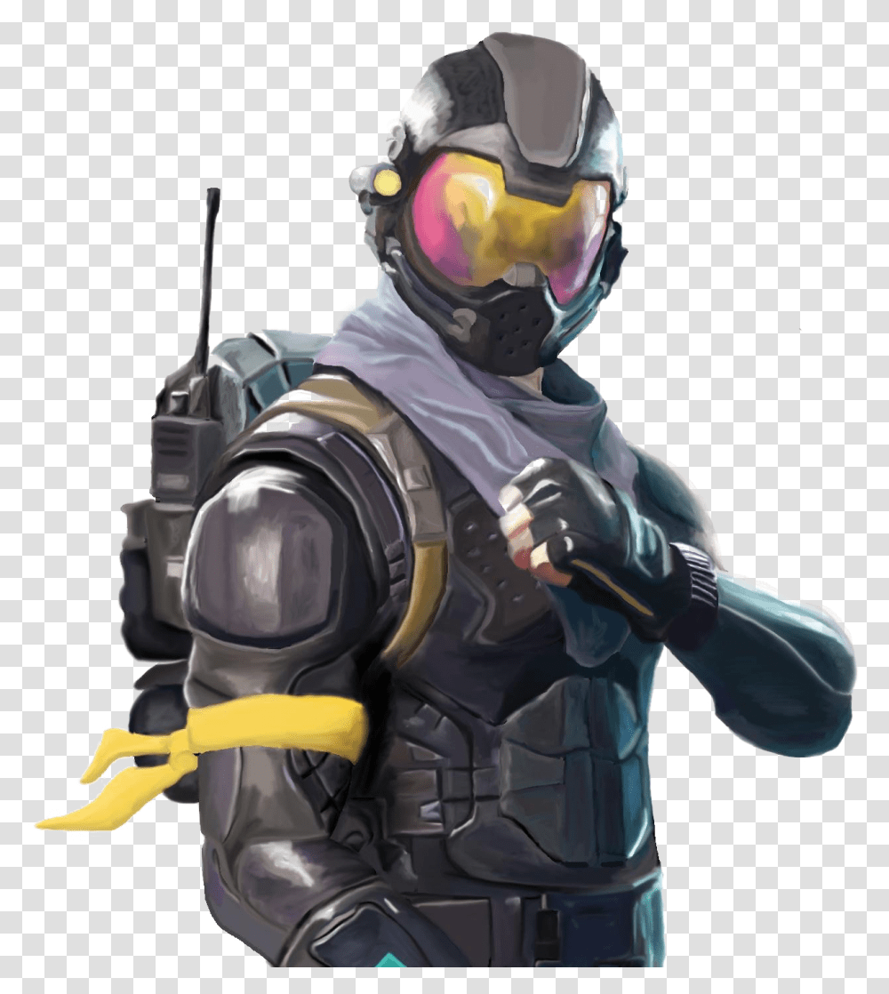 Clip Art Collection Of Free Fortnite Rogue Agent Skin, Helmet, Person, Ninja Transparent Png