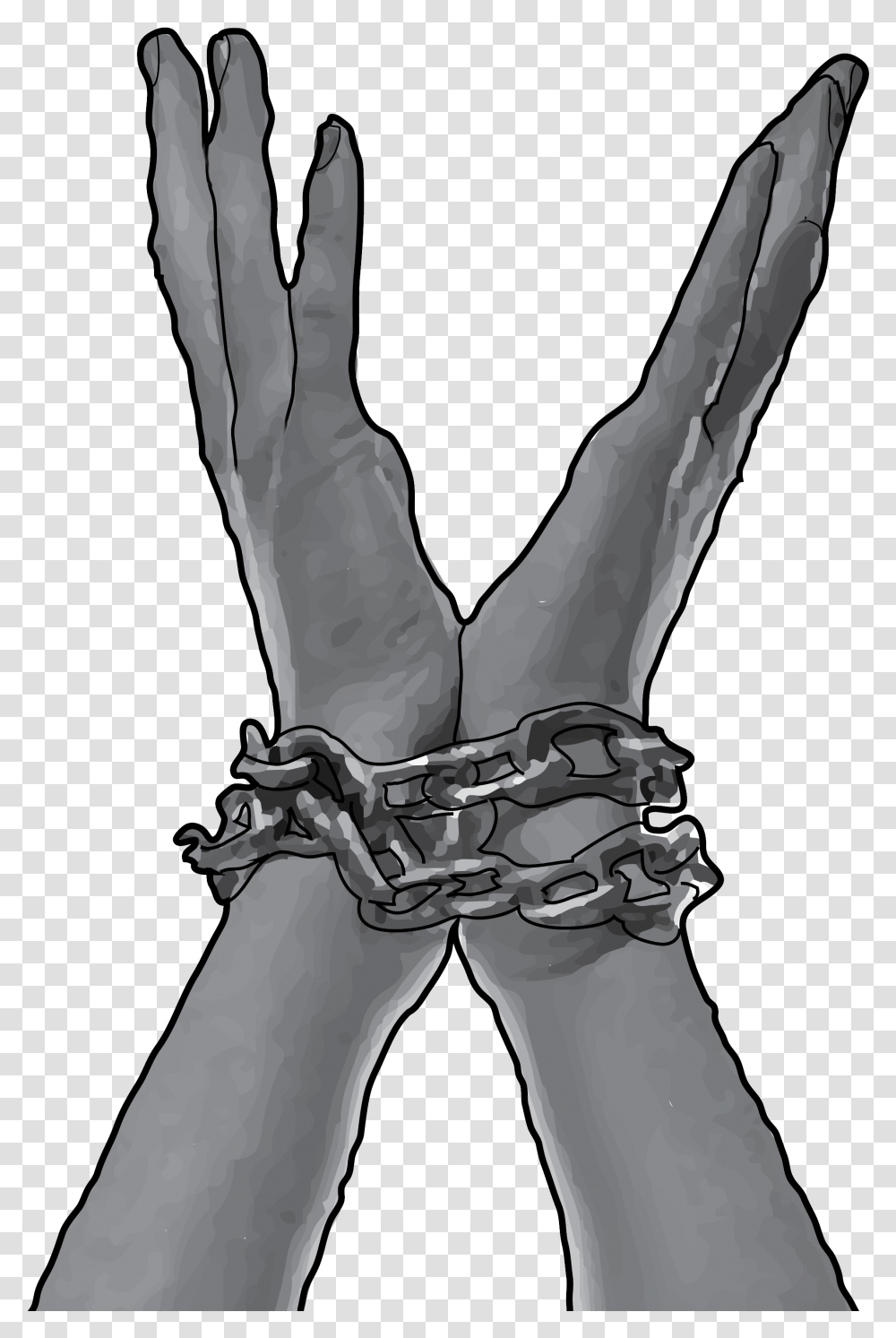 Clip Art Collection Of Free Hand Hands In Chains, Arm, Pants, Fist Transparent Png