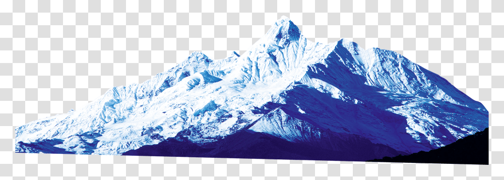 Clip Art Collection Of Free Mountains Snow Capped Mountains Transparent Png