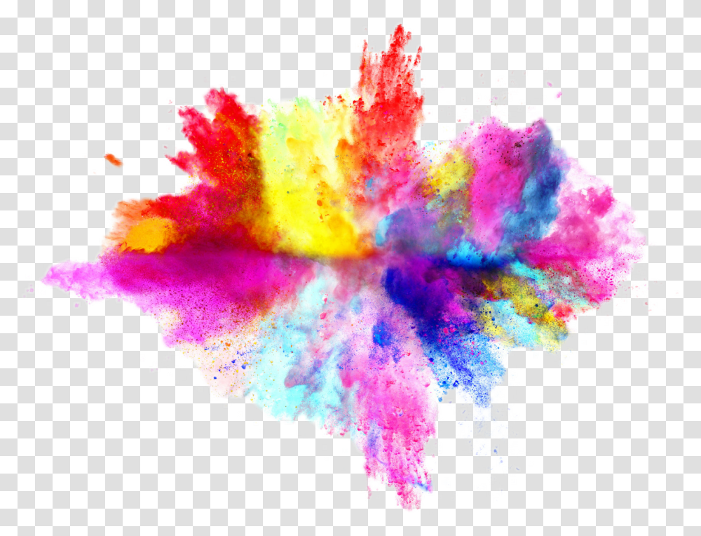 Clip Art Color Splashes Color Splash Background, Pattern, Ornament, Fractal, Dye Transparent Png