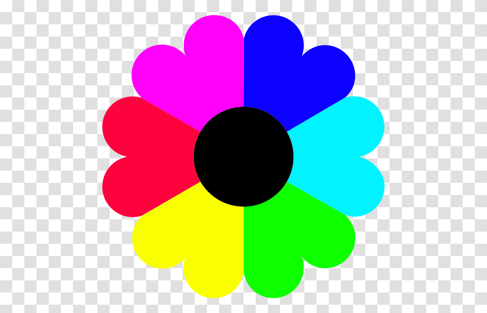 Clip Art Colour Clipart Images Colorful Flower Clipart, Light, Vehicle, Transportation, Parachute Transparent Png