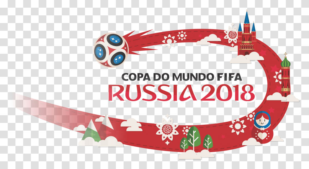 Clip Art Copa Da Russia Fifa World Cup 2018, Label, Meal, Food Transparent Png