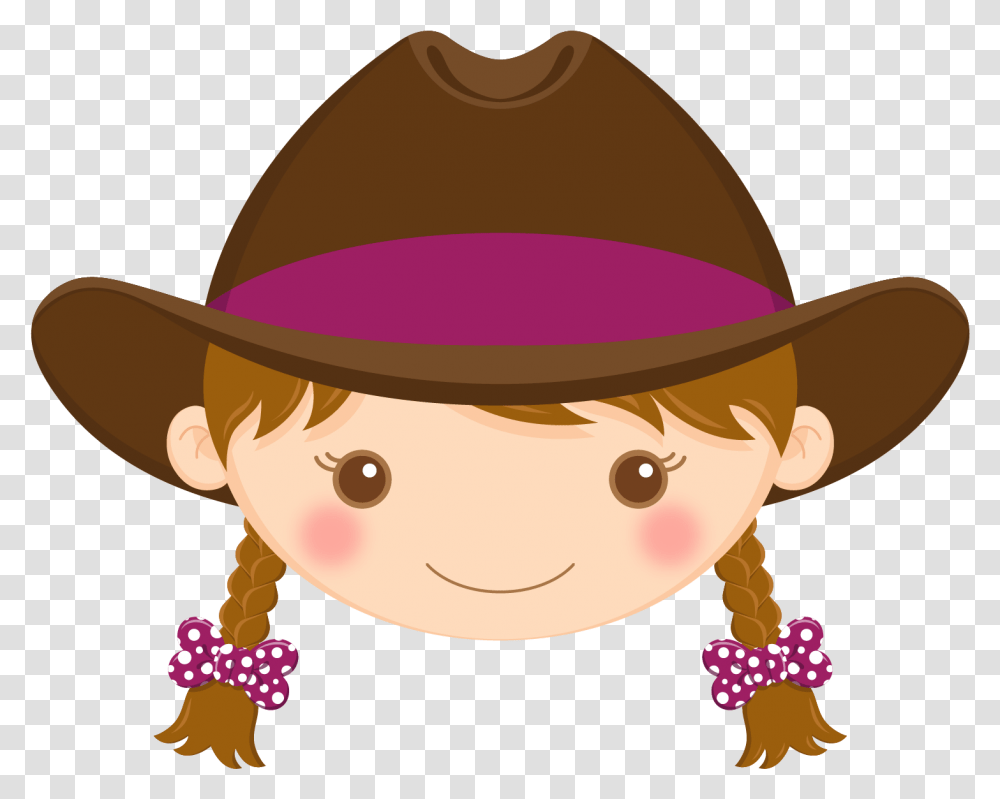 Clip Art Cowboy Image Woman On Top Openclipart Dibujo De Vaqueras, Apparel, Sun Hat, Cowboy Hat Transparent Png