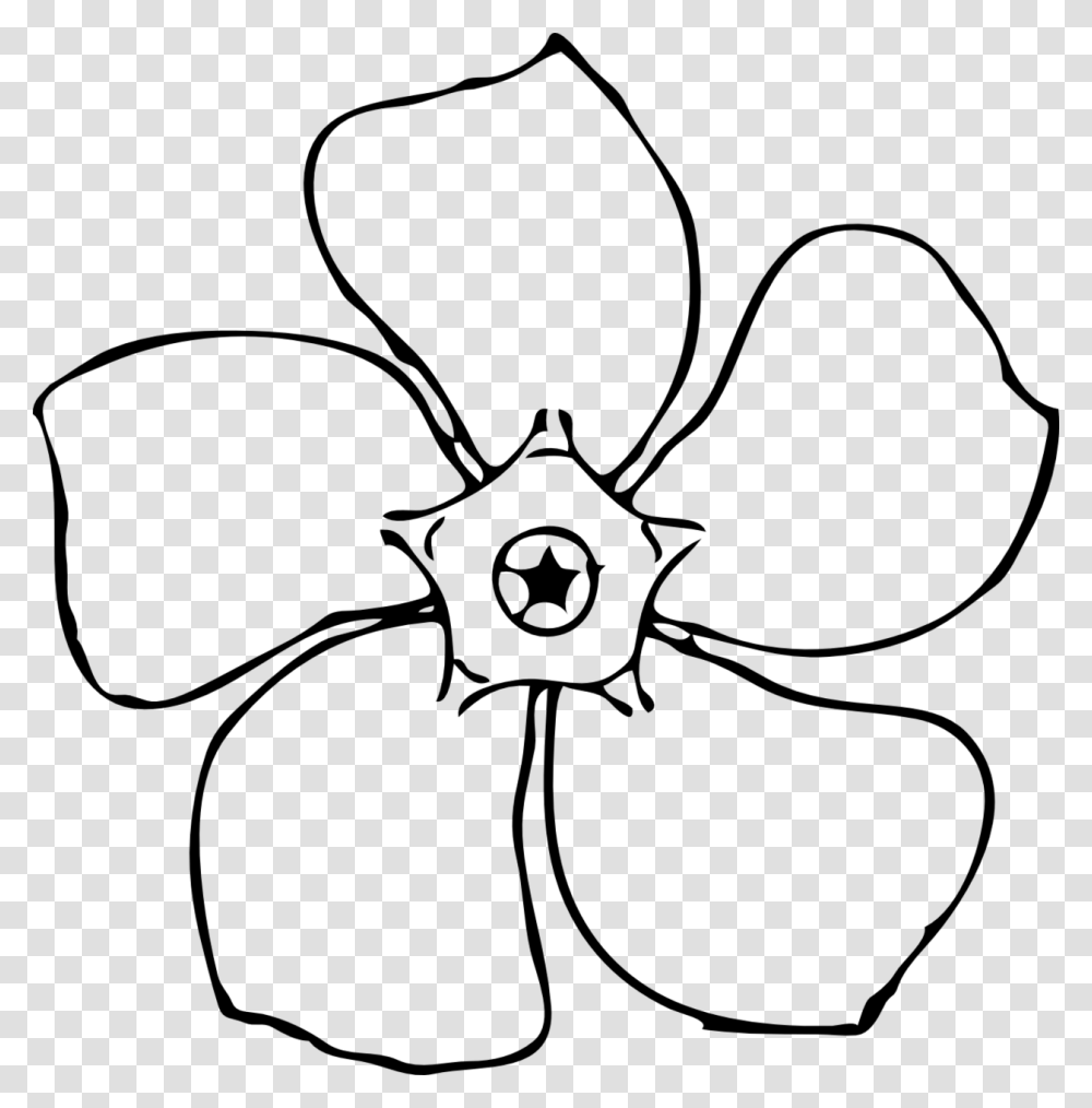 Clip Art Creative Flower Black And White Clip Art Flower Black, Gray, World Of Warcraft Transparent Png