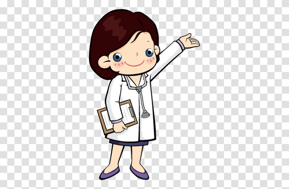 Clip Art Cute Background Doctor Benefit Of Custard Apple, Toy, Scientist, Nurse Transparent Png