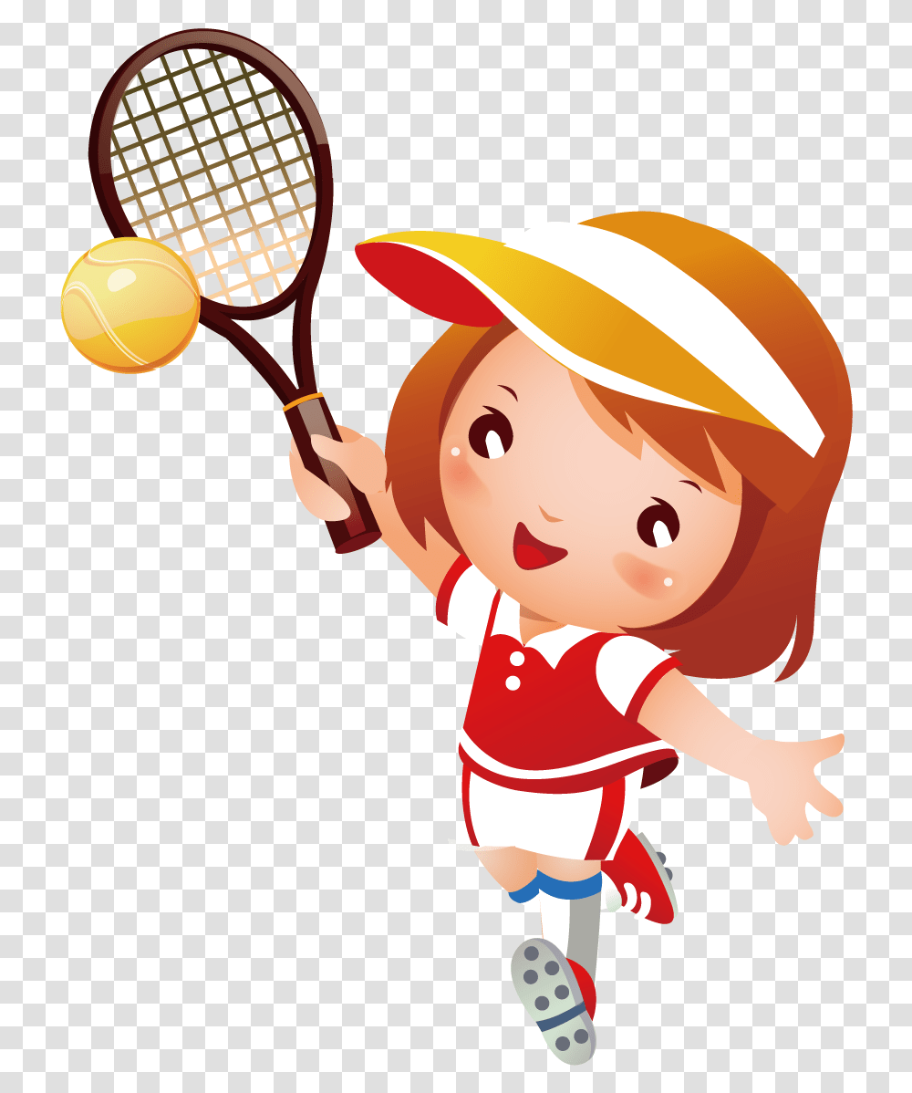 Clip Art Cute Baseball Transprent Free Playing Tennis Clipart, Person, Human, Racket, Cupid Transparent Png