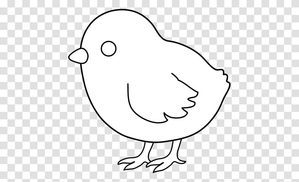 Clip Art Cute Chicken Clipart Black And White, Bird, Animal, Poultry, Fowl Transparent Png