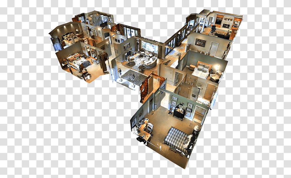 Clip Art D Plan De Powered By Matterport, Floor Plan, Diagram, Building, Housing Transparent Png