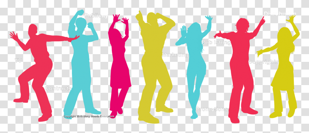Clip Art Dance Party Dance Party Clipart, Person, Human, Plot, Silhouette Transparent Png