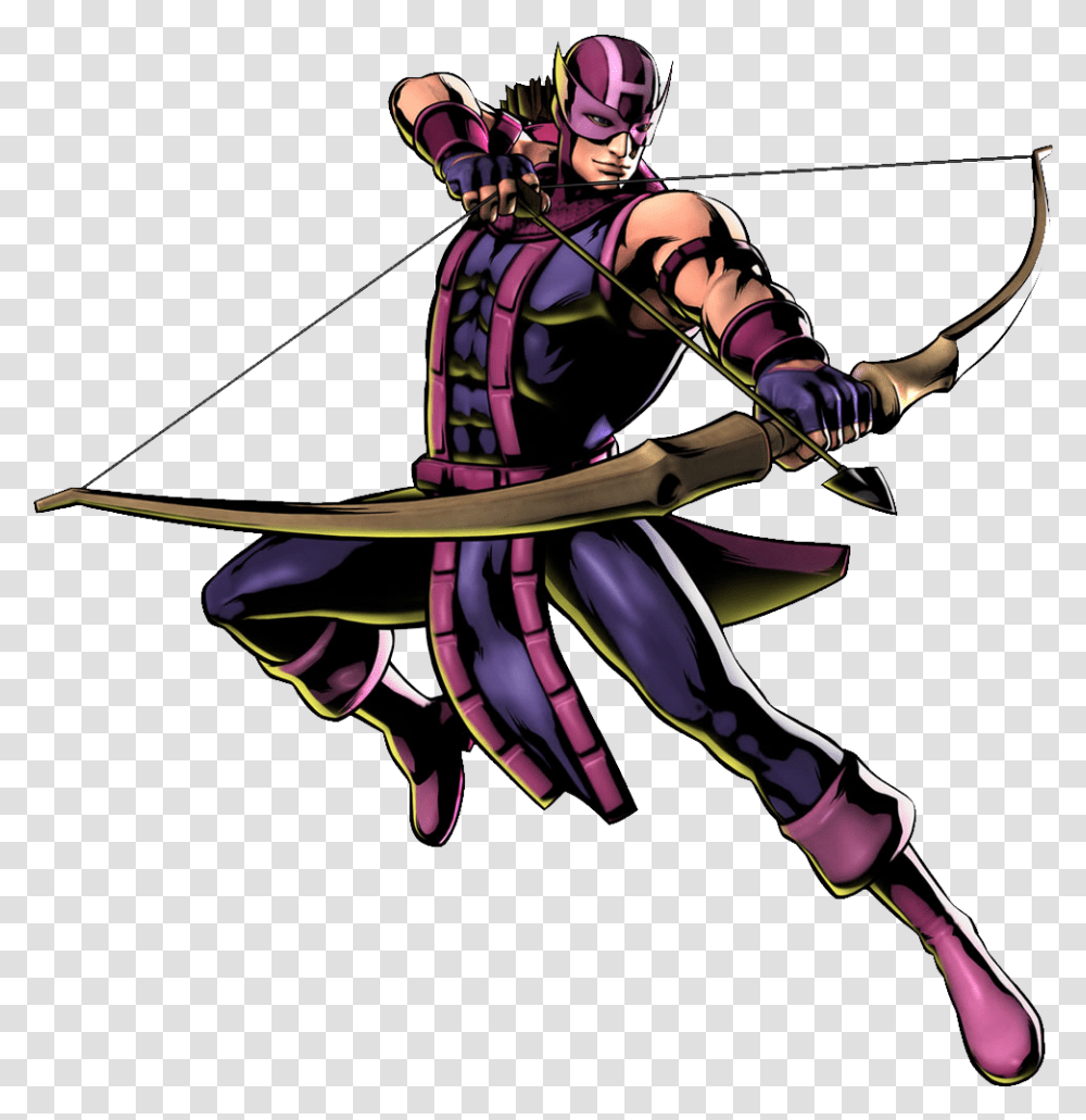 Clip Art Deadshot Vs Bullseye Ultimate Marvel Vs Capcom, Archer, Archery, Sport, Bow Transparent Png