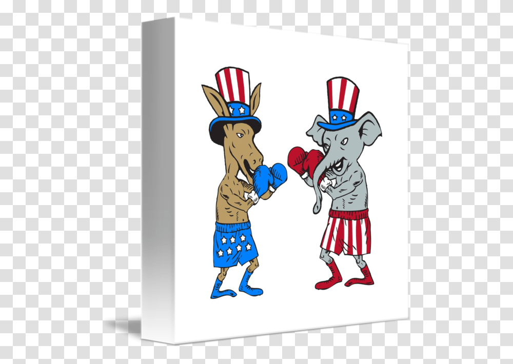 Clip Art Democrat Donkey Republican Elephant, Person, Human, Costume, Nutcracker Transparent Png