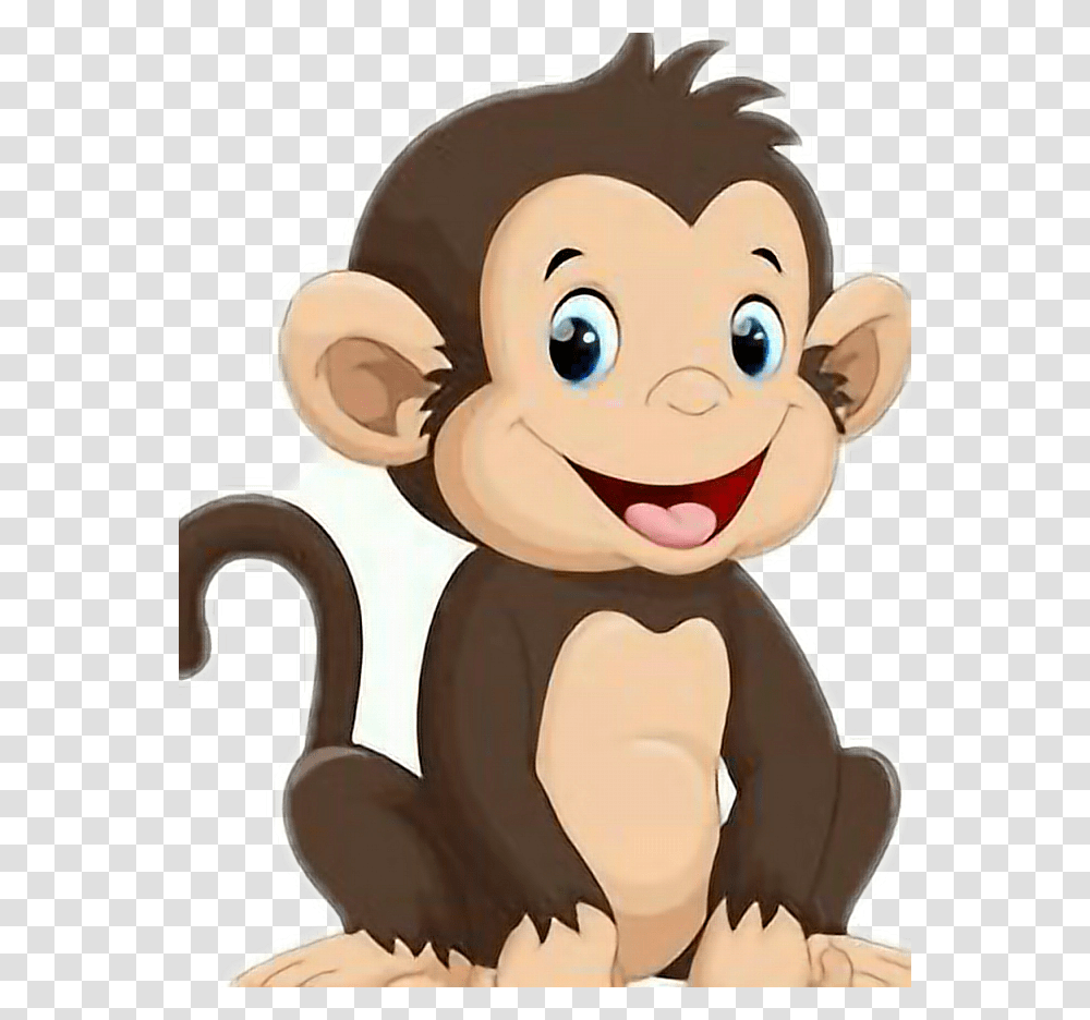 Clip Art Desenhos De Macaco Cartoon Cute Monkey, Animal, Mammal, Outdoors, Wildlife Transparent Png