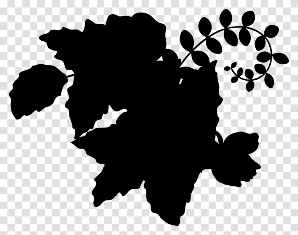 Clip Art Desktop Wallpaper Flower Silhouette Computer Silhouette, Gray, World Of Warcraft Transparent Png