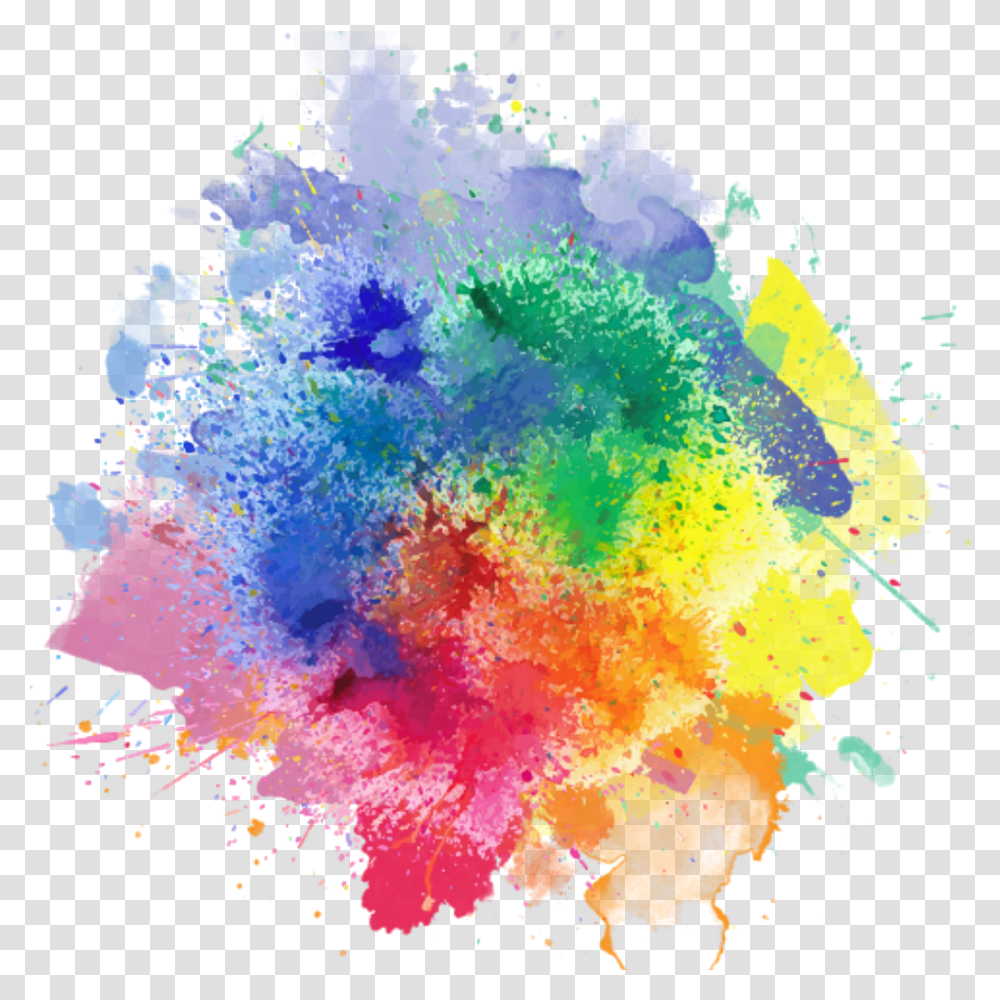 Clip Art Desktop Wallpaper Openclipart Color Image Color Splash Background, Pattern, Ornament, Fractal Transparent Png