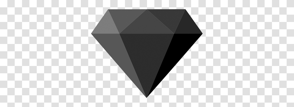 Clip Art Diamante Negro Triangle, Diamond, Gemstone, Jewelry, Accessories Transparent Png