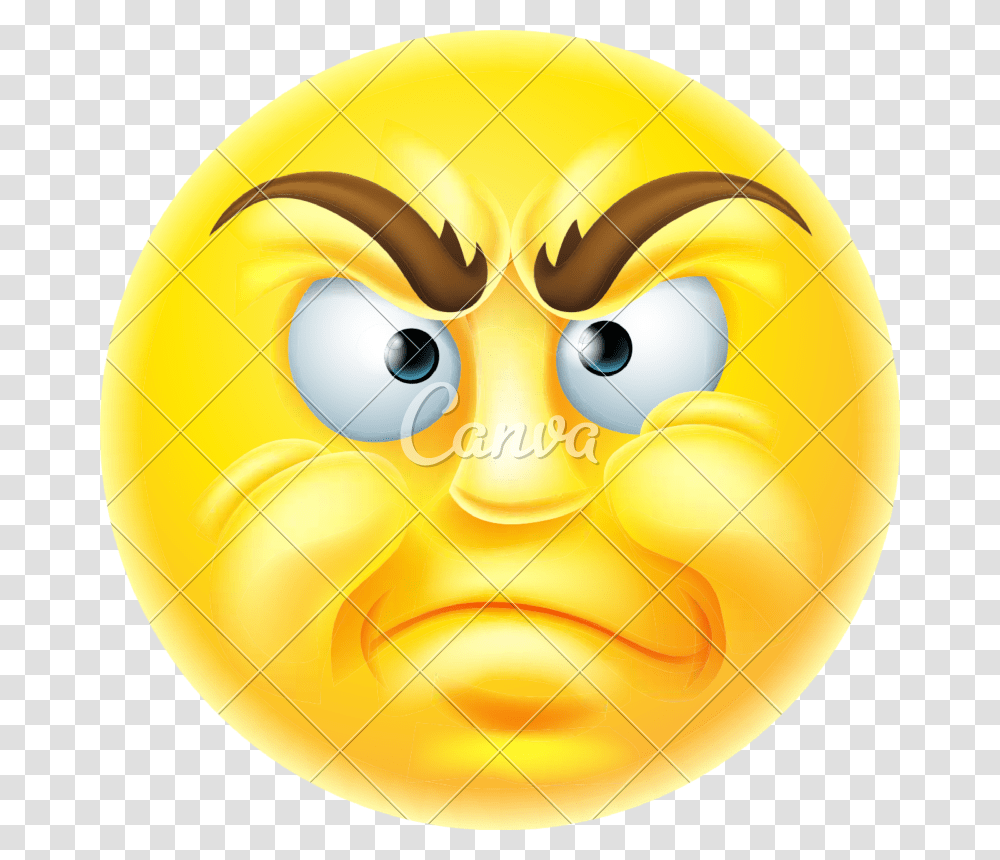 Clip Art Disapproving Face Disapproving Emoticon, Plant, Balloon, Food, Fruit Transparent Png
