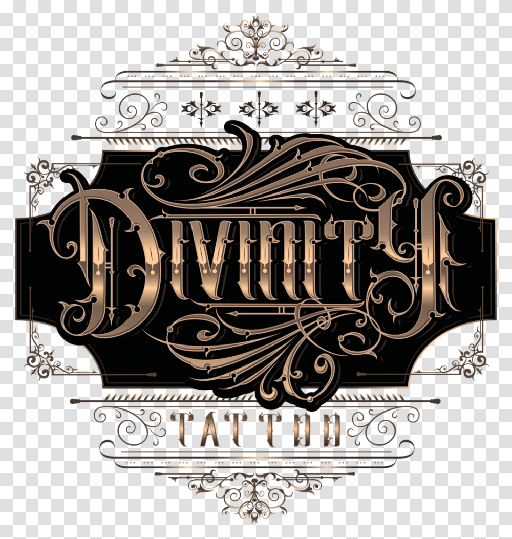 Clip Art Divinity Destiny Tattoo Script Letters, Calligraphy, Handwriting, Poster Transparent Png