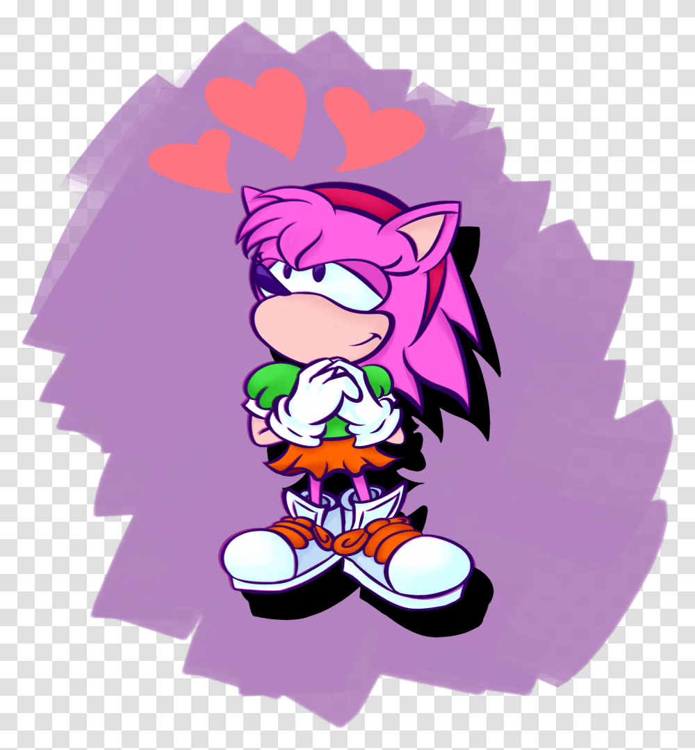 Clip Art Download Amy Rose Sonic Style Amy Rose, Label, Sticker Transparent Png