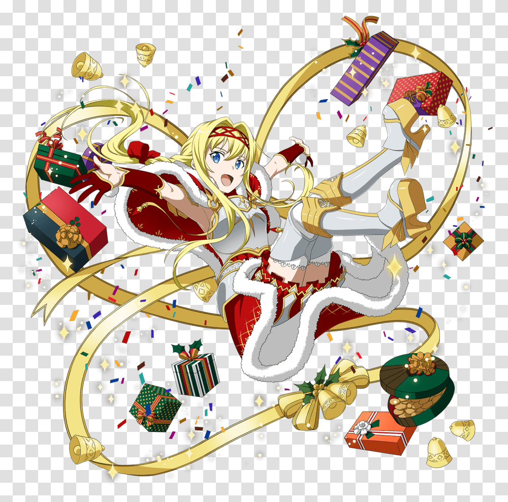 Clip Art Download Excitement On Christmas Sao Memory Defrag Alice, Crowd, Leisure Activities, Festival Transparent Png