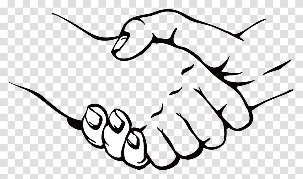 Clip Art Drawing Of Handshake Clipart Handshake Transparent Png