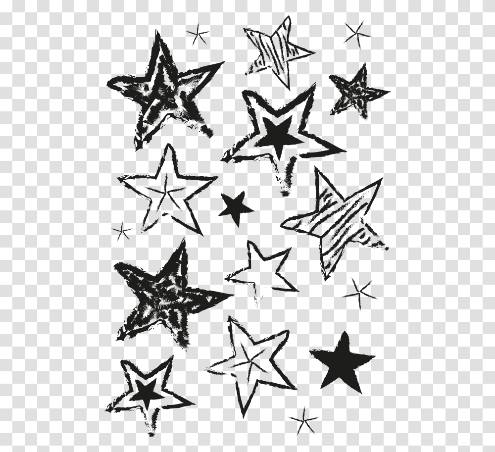 Clip Art Drawn Stars Hand Drawn Star, Star Symbol, Poster, Advertisement, Brick Transparent Png
