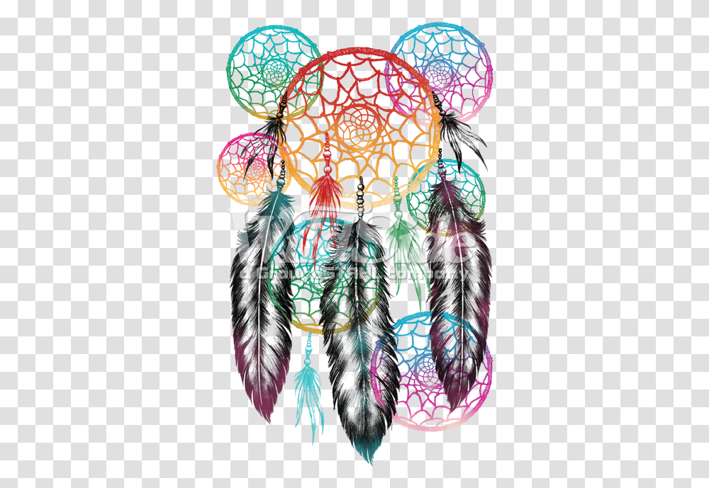 Clip Art Dreamcatcher Indigenous Peoples Of Colorful Dream Catcher, Poster, Advertisement, Flyer Transparent Png