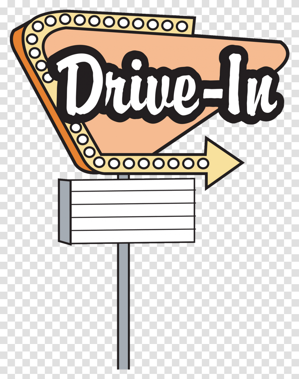 Clip Art Drive In Movie Clipart, Label, Word, Advertisement Transparent Png