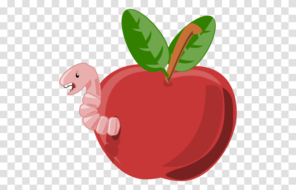 Clip Art Earthworm, Plant, Food, Fruit, Apple Transparent Png