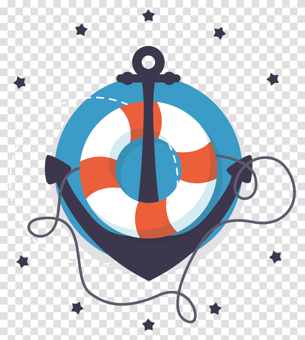 Clip Art Elements Vector Transprent Free Nautical, Life Buoy, Sundial, Compass Transparent Png