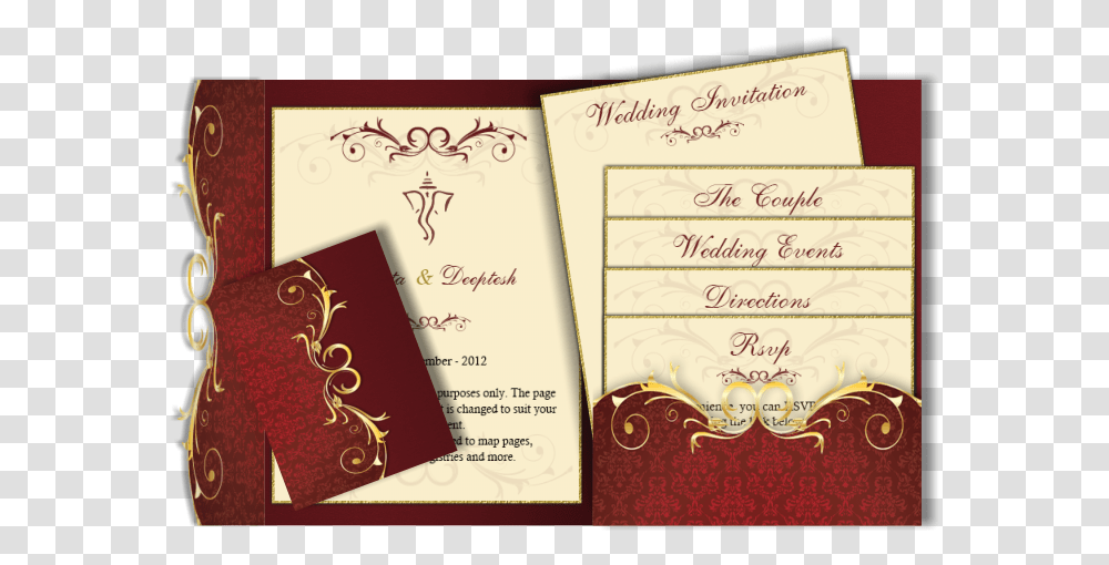 Clip Art Email Card Pocket Fold Hindu Wedding Cards Designs, Envelope, Book, Greeting Card Transparent Png