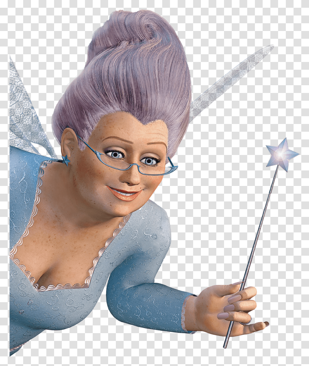 Clip Art Fairy Godmother Wikishrek Fandom Shrek Godmother, Person, Human, Toy, Figurine Transparent Png