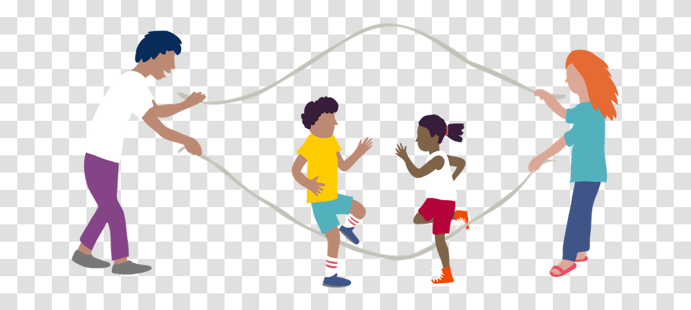 Clip Art Family And Childhood Fitness Skipping Rope, Person, Human, Bow, People Transparent Png