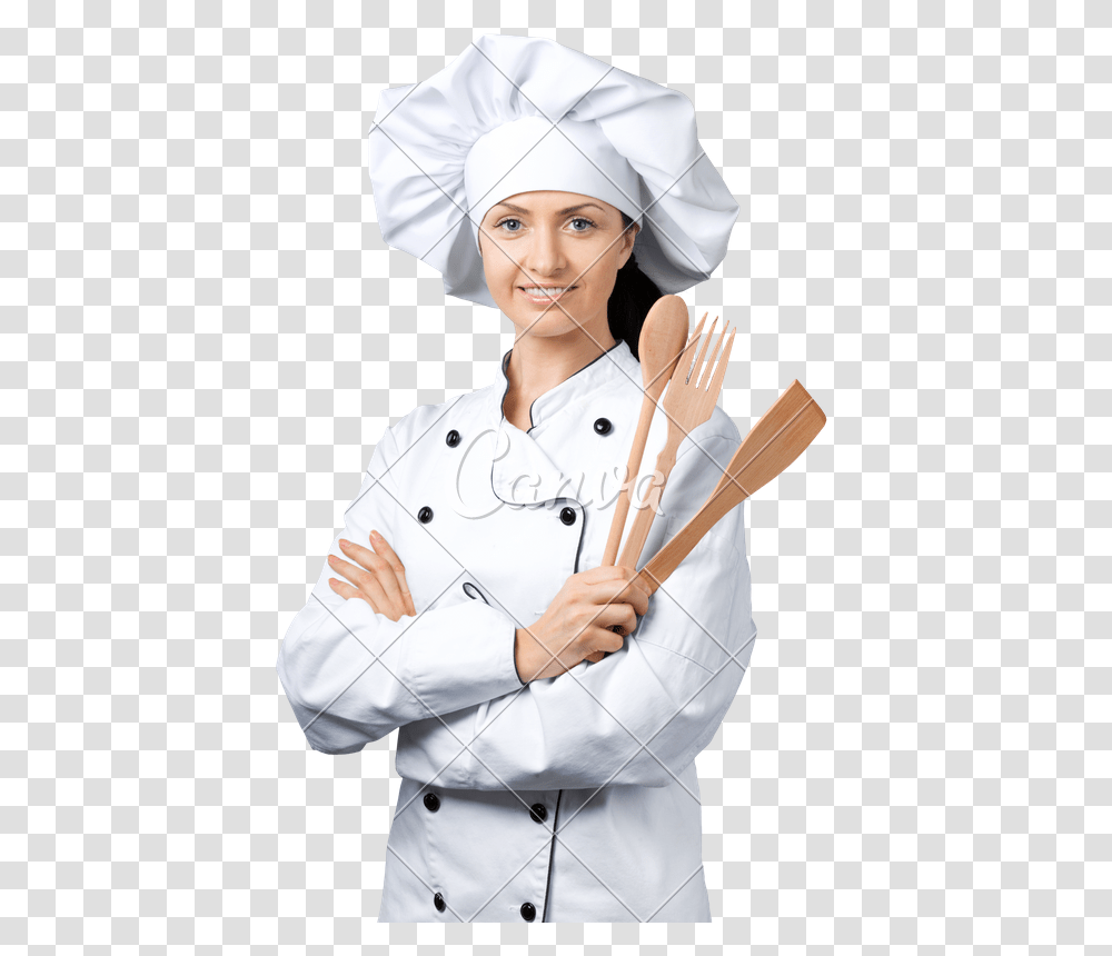 Clip Art Female Chef Images Female Chef With Chef Hat, Person, Human Transparent Png